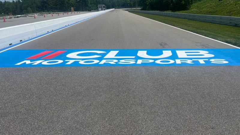 club motorsport track painting