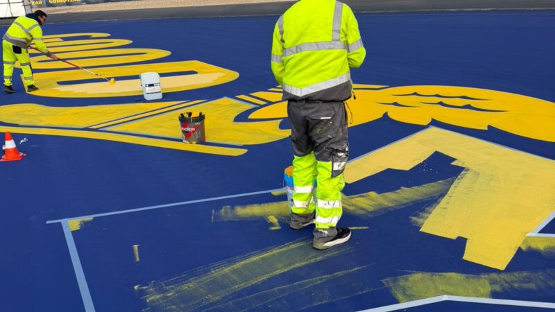 exterior logo painting contractor