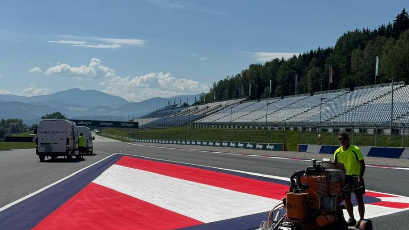 f1 circuit painting red bull ring