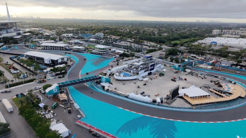 f1 miami circuit striping