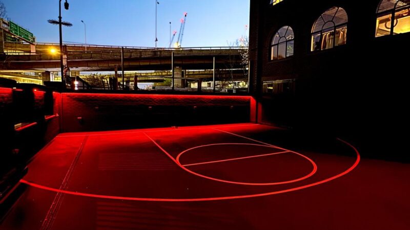 flourescent car park marking gumball 3000