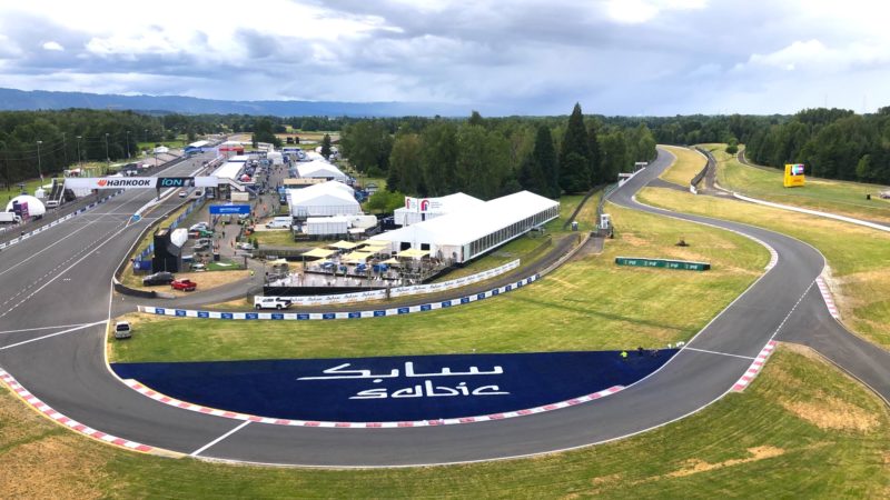 formula e portland track painting