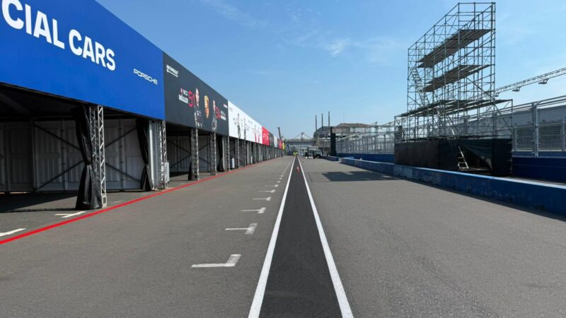 formula e tokyo track painting