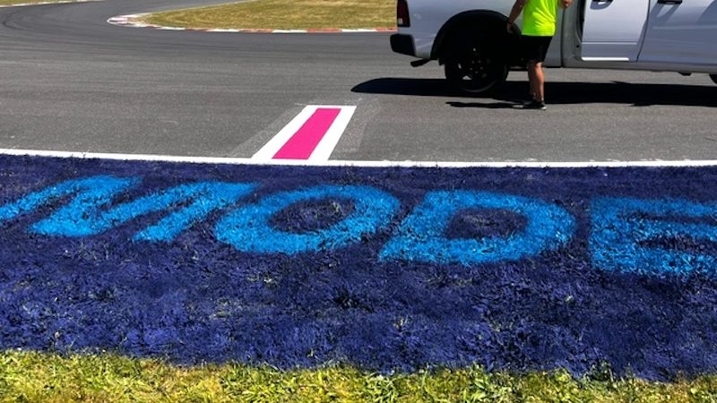 grass branding painting roadgrip eprix