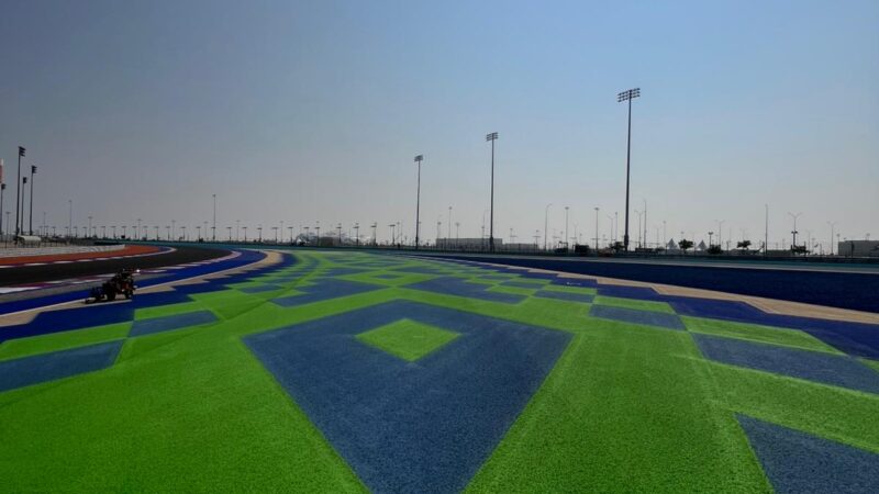 green blue racing circuit qatar