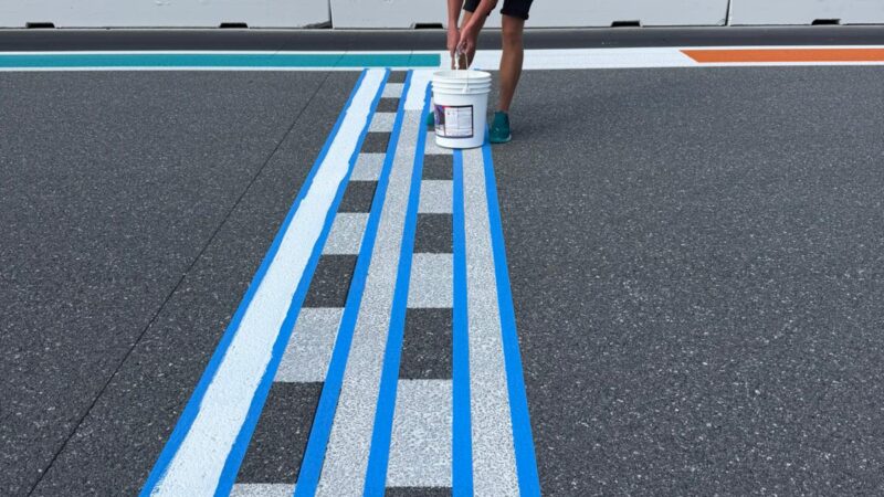 grid painting roadgrip miami