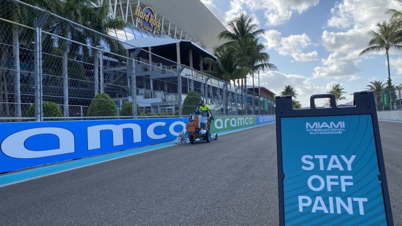 hard rock stadium painting miami f1