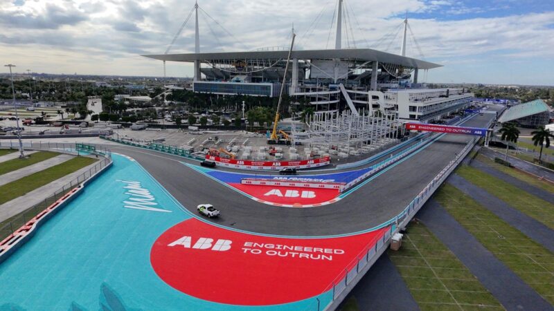 hard rock stadium track design
