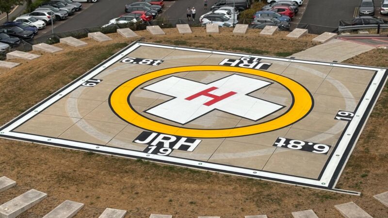 helipad marking roadgrip