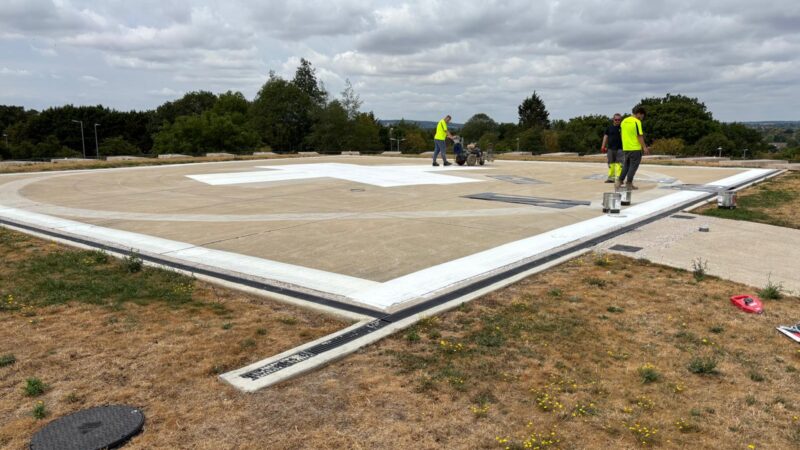 helipad refurbishment roadgrip