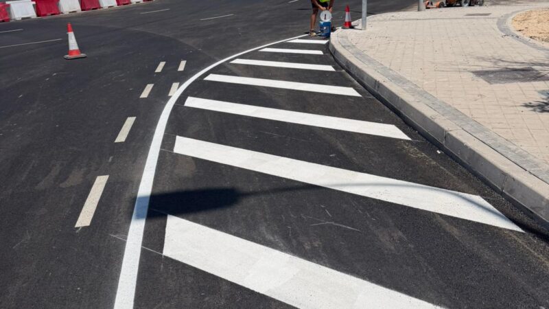 highway marking for F1 madrid