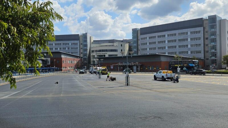 hospital car park marking uk