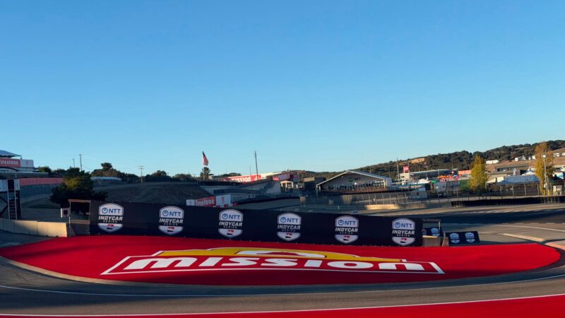 installing sponsor branding on race tracks