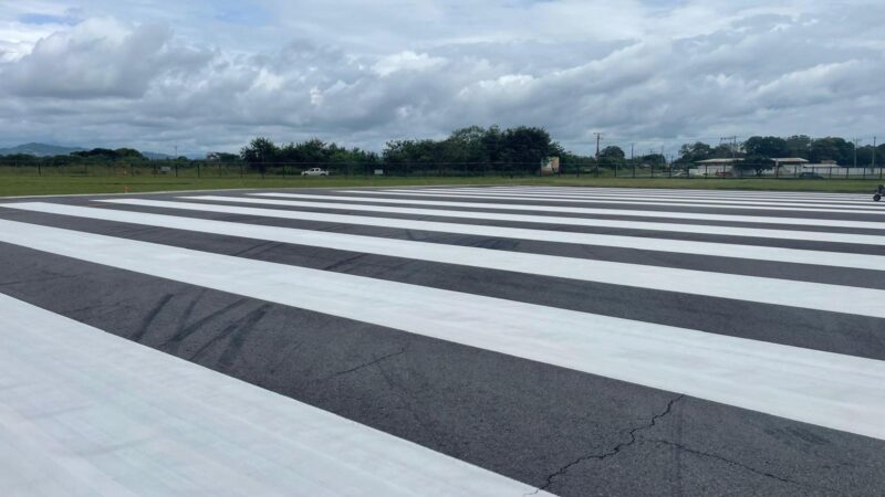 international runway line marking panama