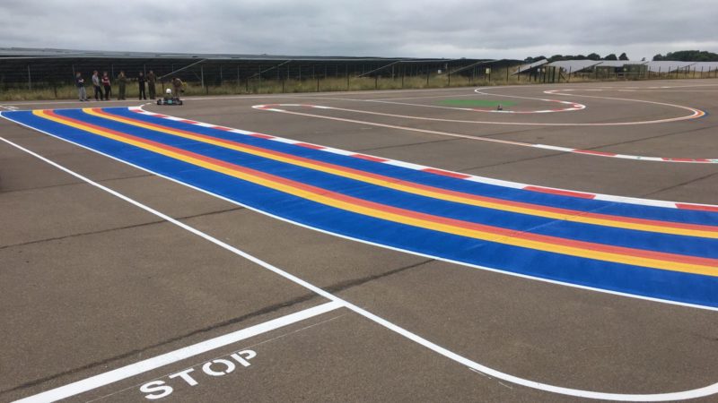karting track marking