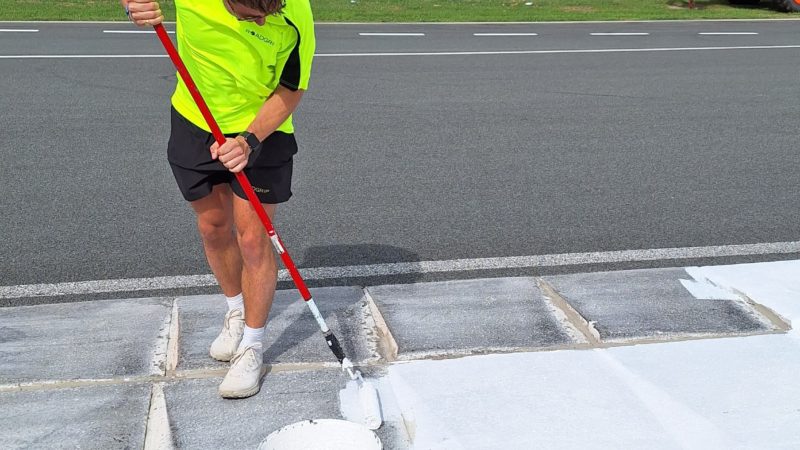 kerb painting motorsport zandvoort