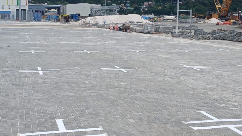 kingstown port car park markings