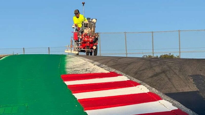 laguna seca track striping