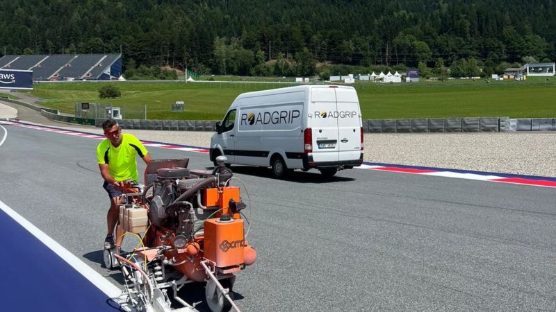 line marking austria f1 roadgrip