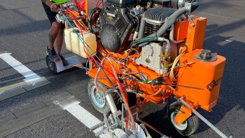 line marking machine madrid roadgrip