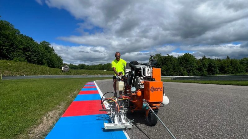 line marking machine motorsport trackj