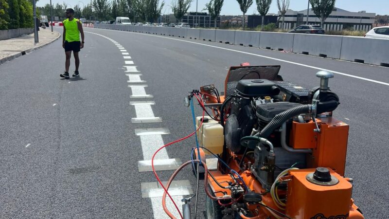 line marking madrid