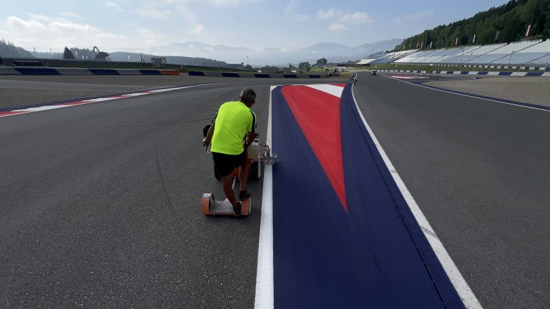 line marking motorsport roadgrip austria