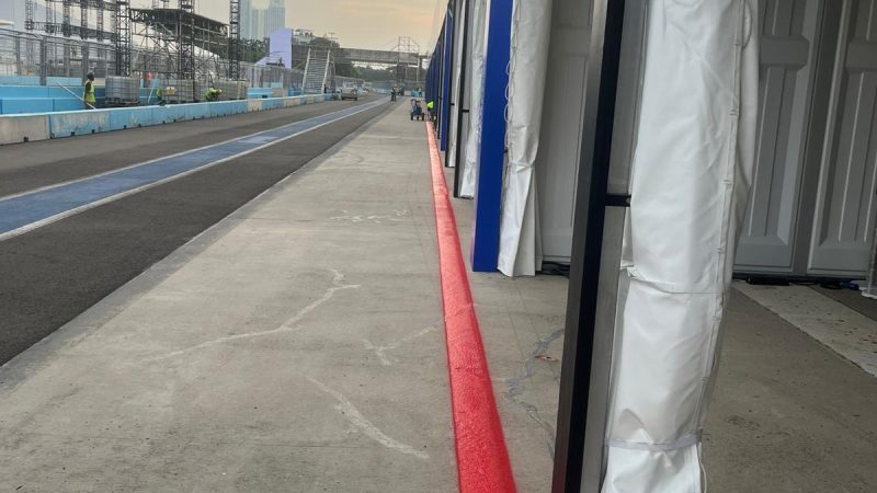 line marking pit lane jakarta