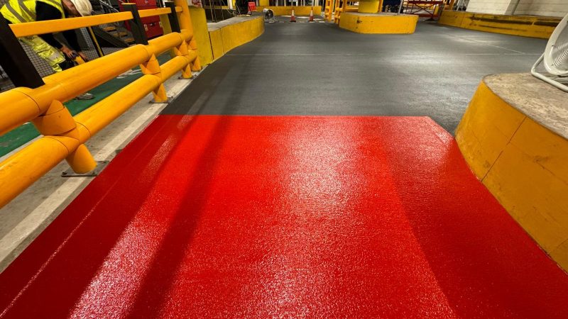 loading bays painting car park coating