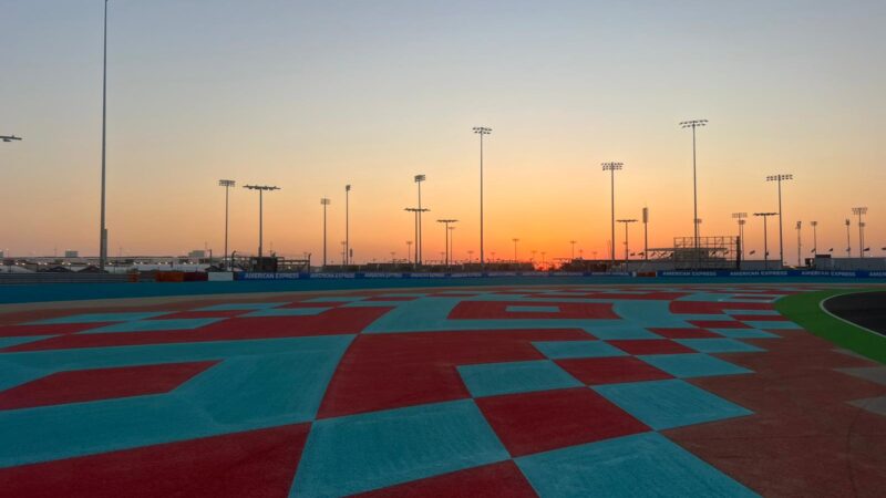 lusail circuit design sunset