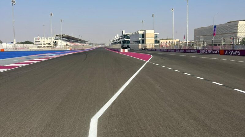 lusail racing circuit lines qatar
