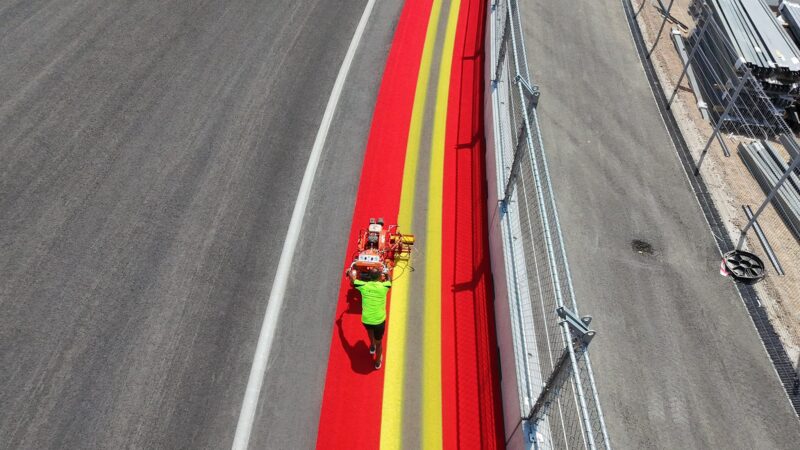 madrid race track painting roadgrip