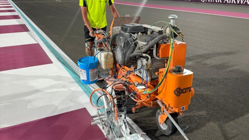 motorsport blue line marking roadgrip