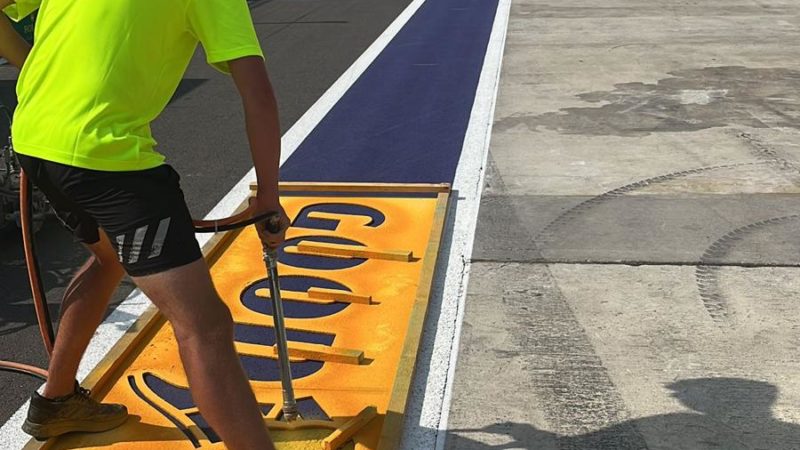 motorsport branding track painting roadgrip