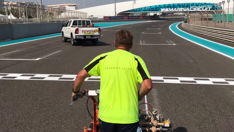 motorsport grid marking roadgrip
