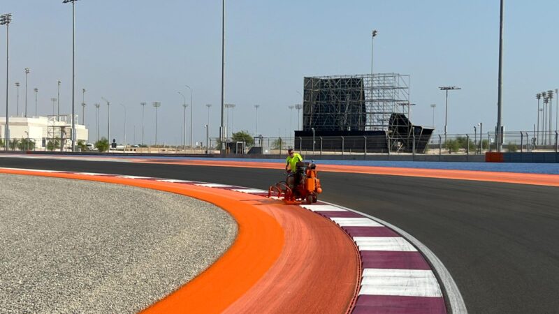 motorsport kerb painting qatar