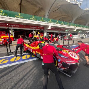 motorsport sponsor branding installaiton wec