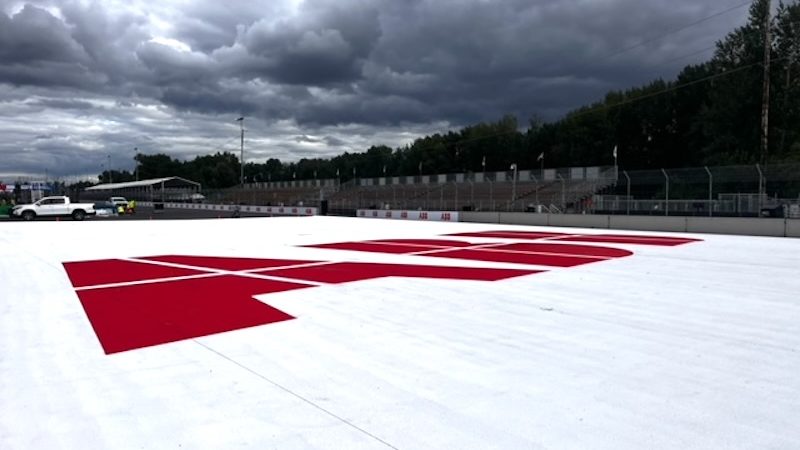 motorsport track branding