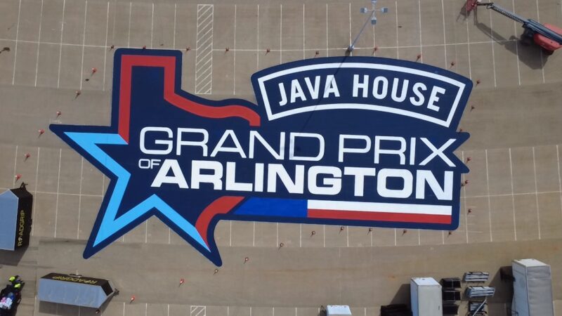 motorsport track branding indycar