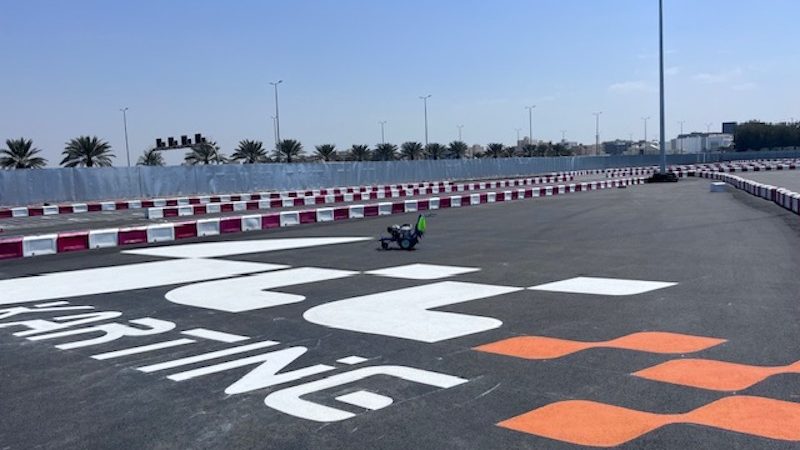 motorsport track branding jeddah F1