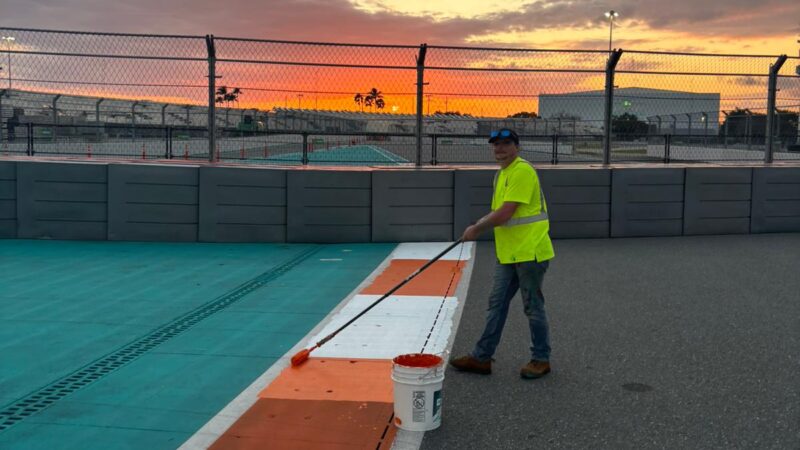motorsport track painting miami