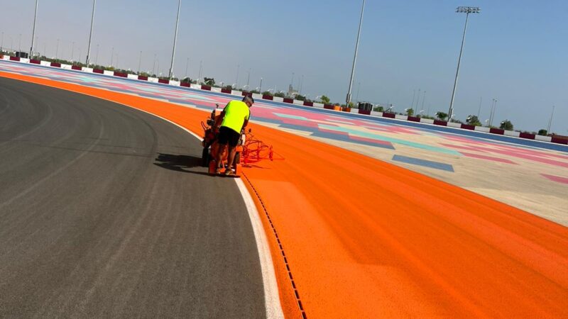orange F1 circuit roadgrip