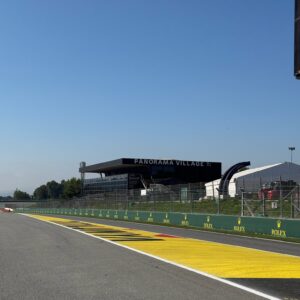 painting logos on race track walls barcelona