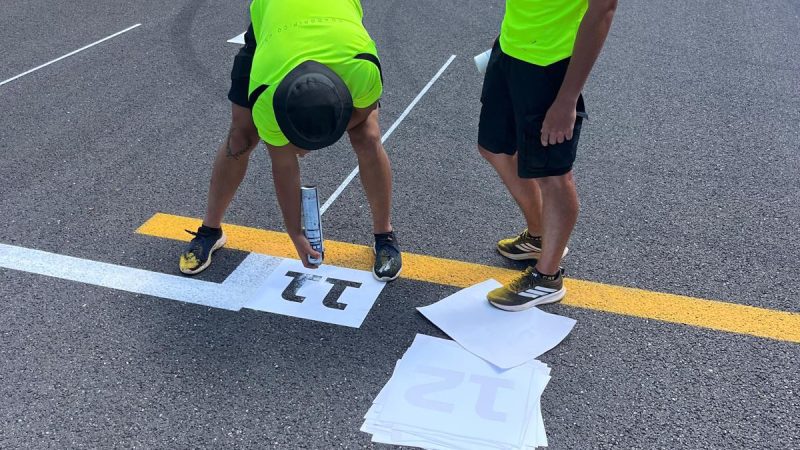 painting the grid roadgrip belgium