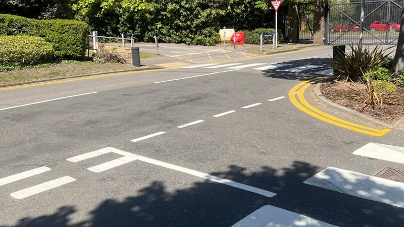 pavement marking london