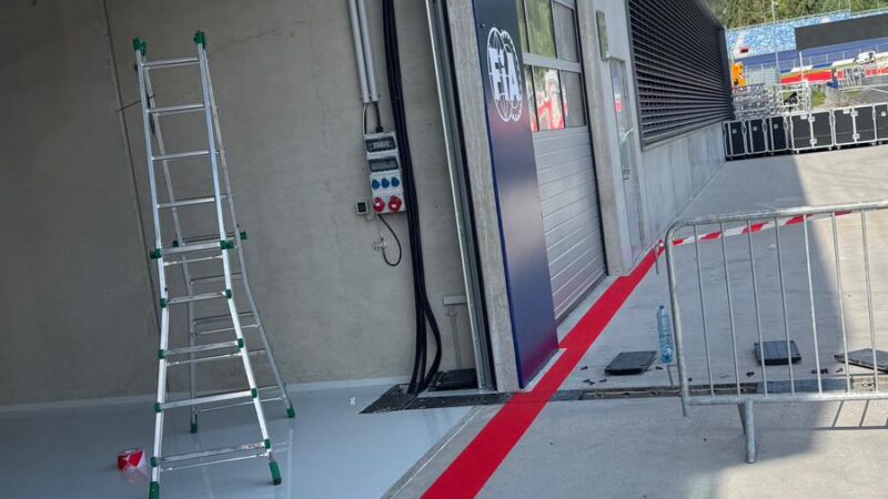 pit lane painting red bull ring