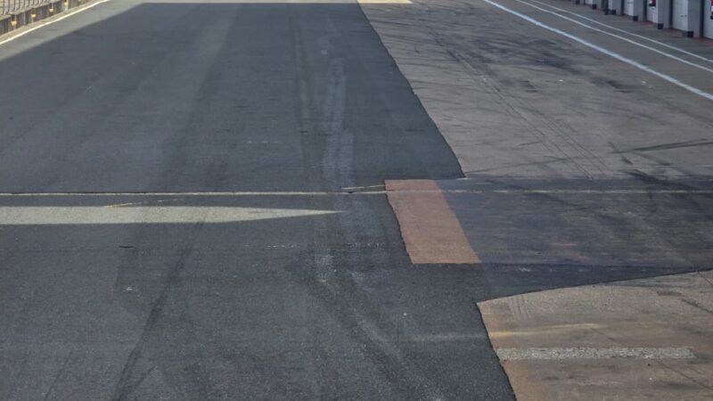 pitlane paint removal silverstone