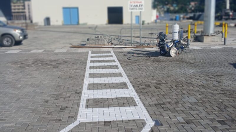 port marking footpath