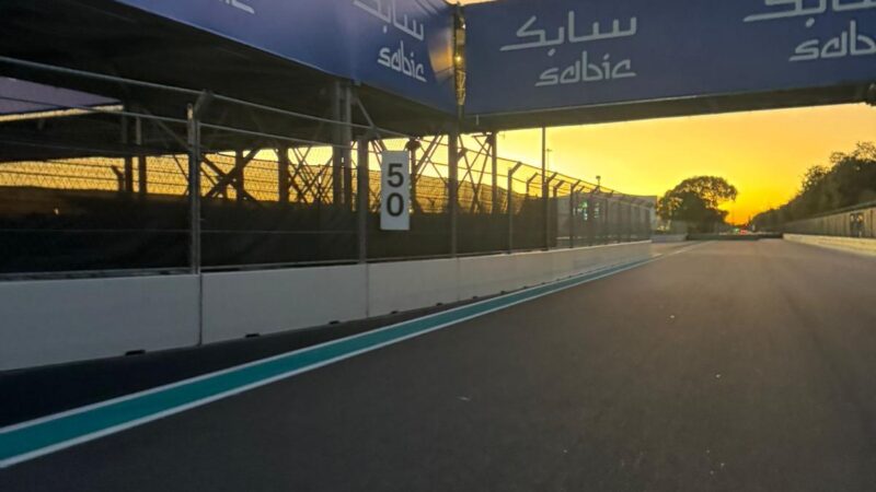 post race track painting