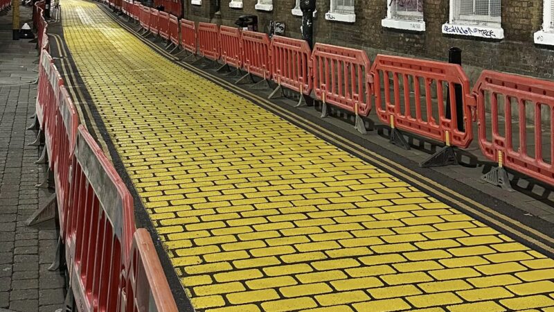 pr ground painting wicked yellow brick lane